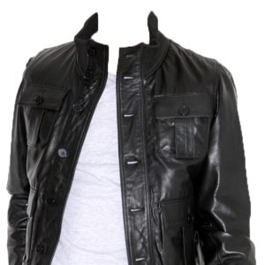 Beautifully cool leather jacket for men