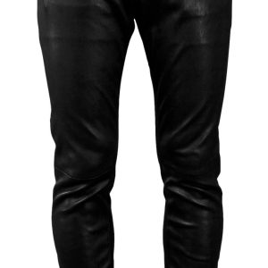 Cool slim fit hippie leather pant for men