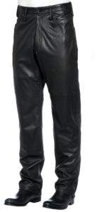 Free fit leather pant for men