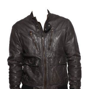 Gallantry personified leather jacket for men