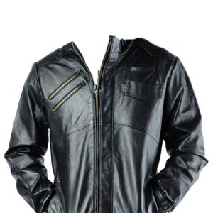Savvy and trendy leather jacket for men