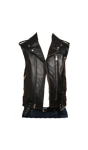 Stylish Super stud leather vest for men