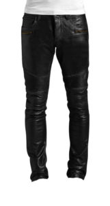 Tricky and downtown styled leather pant