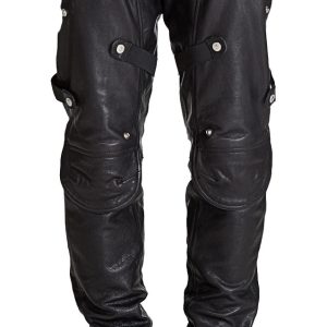 Unmistakably unique leather pant for men