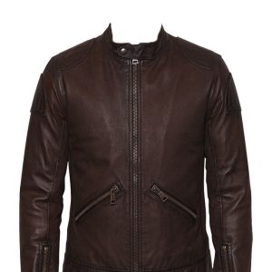 Vintage inspired mens biker jacket