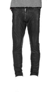 Vivacious and ultra-modern leather pant