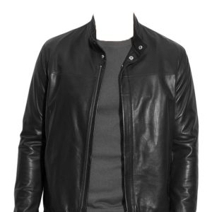 Present day corporate elan leather jacket for men