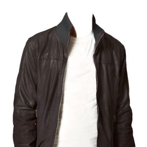 Ribbed detail to the cuffs and waistband at reverse