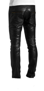 Tricky and downtown styled leather pant