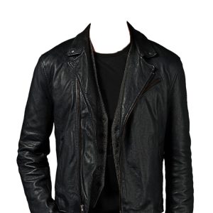 Enthusiastic leather biker jacket for style freaks