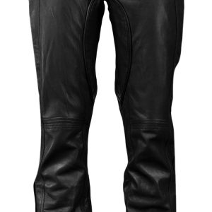Trendy low cut leather pant for men