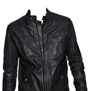 Gorgeously rugged biker leather jacket for men