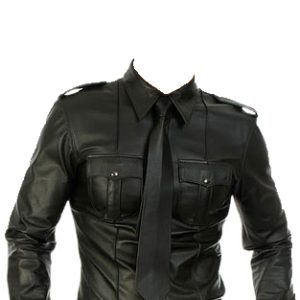 Attractive and stunning leather shirt for men