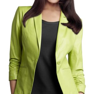 Cool and lightweight leather jacket