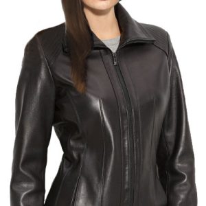 Legitimate leather blazer for women