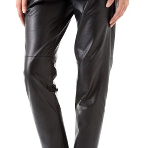 Lively and elegant leather pants for women