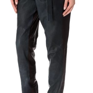 Supple and modish multi tone womens leather pants