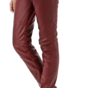Striking and flashy womens leather pants