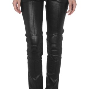 Impeccably designed leather pants for women