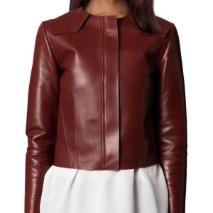 Tasteful and stylish leather jacket for women