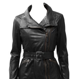 Thin fit modern leather jacket