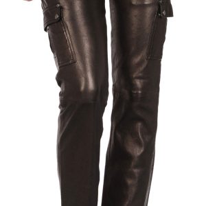 Urbane haute leather pant for women