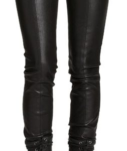 Upscale skin tight leather pant for women