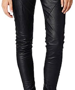Dainty leather pant for women