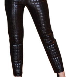 Magnificent quilted leather pants for women
