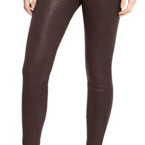 Basic yet finest leather pants for women