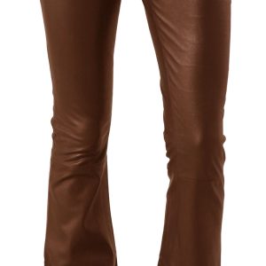 Vintage trend womens leather pant